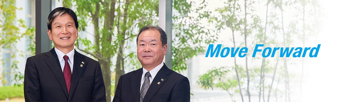 Shoichiro Eguchi : Representative Director of the Board, Chairman and CEO / Akira Suzuki : Representative Director of the Board, President and COO