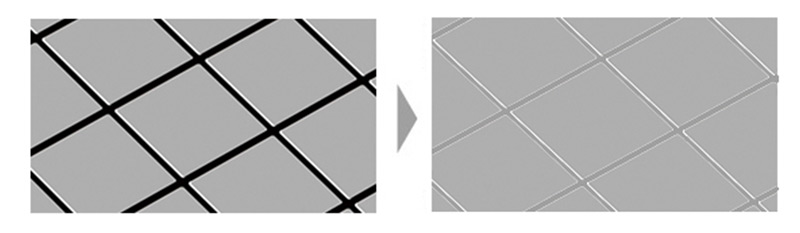 Minimized Inter-Pixel Gap and Surface Flattening