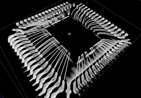 ICのワイヤーボンディング評価例