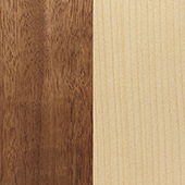 マホガニー×スプルースの木目