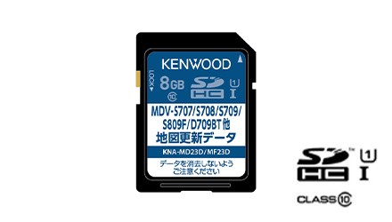 地図22年春更新　彩速ナビ7インチ　MDV-D306BT 19年型