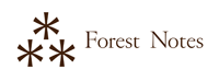 ロゴ：Forest Notes（フォレスト・ノーツ）